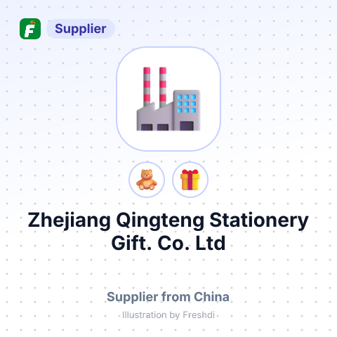 Zhejiang Qingteng Stationery Gift.,Co.,Ltd – summary card, no photo uploaded yet