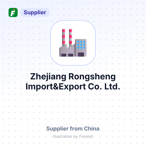 Zhejiang Rongsheng Import&Export Co., Ltd. – summary card, no photo uploaded yet