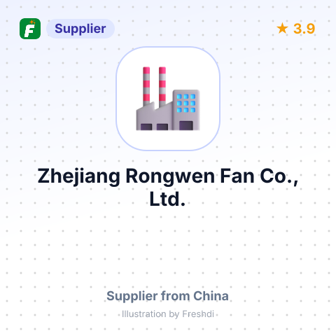 Zhejiang Rongwen Fan Co., Ltd. – summary card, no photo uploaded yet