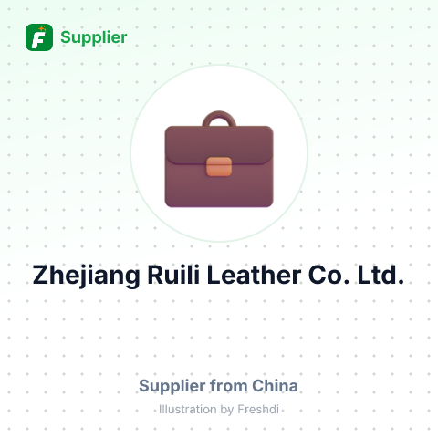 Zhejiang Ruili Leather Co., Ltd. – summary card, no photo uploaded yet