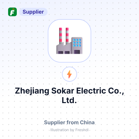 Zhejiang Sokar Electric Co., Ltd. – summary card, no photo uploaded yet