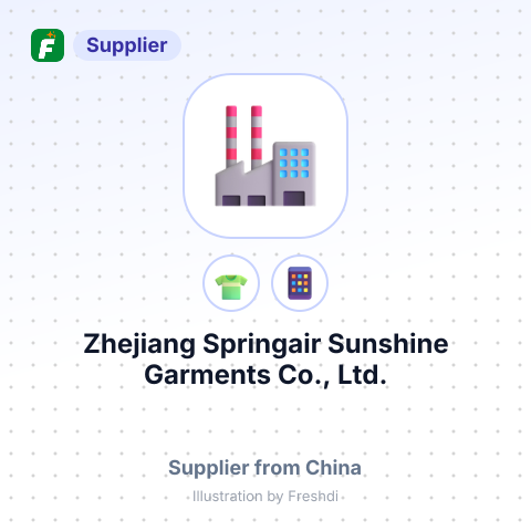 Zhejiang Springair Sunshine Garments Co., Ltd. – summary card, no photo uploaded yet