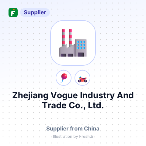 Zhejiang Vogue Industry And Trade Co., Ltd. – summary card, no photo uploaded yet