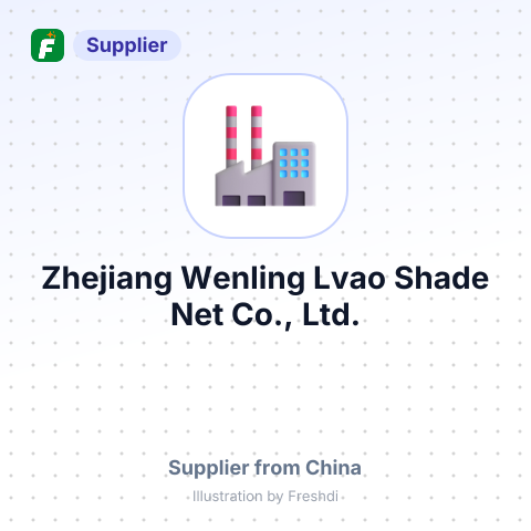 Zhejiang Wenling Lvao Shade Net Co., Ltd. – summary card, no photo uploaded yet