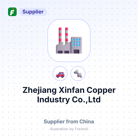 Zhejiang Xinfan Copper Industry Co.,Ltd – summary card, no photo uploaded yet