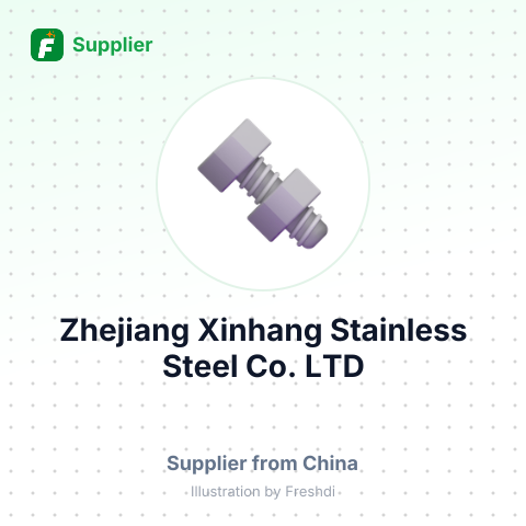 Zhejiang Xinhang Stainless Steel Co., LTD – summary card, no photo uploaded yet