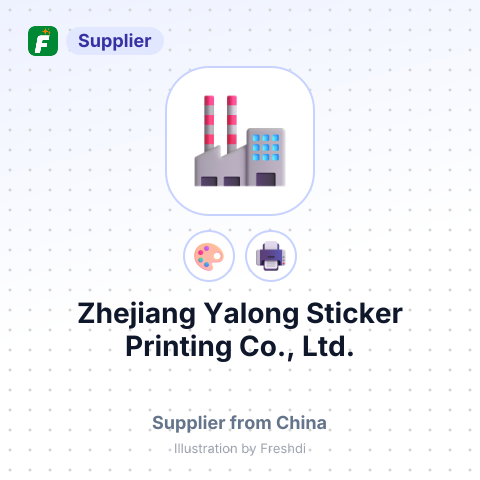 Zhejiang Yalong Sticker Printing Co., Ltd. – summary card, no photo uploaded yet