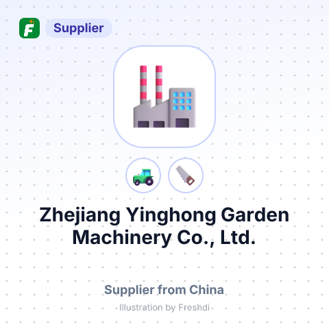 Zhejiang Yinghong Garden Machinery Co., Ltd. – summary card, no photo uploaded yet