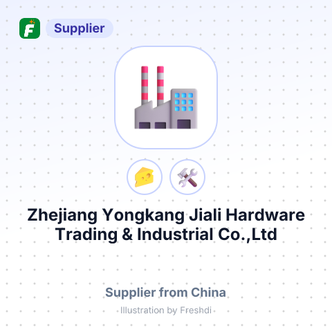 Zhejiang Yongkang Jiali Hardware Trading & Industrial Co.,Ltd – summary card, no photo uploaded yet