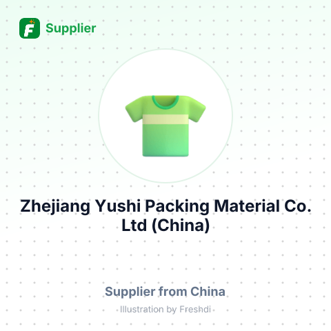 Zhejiang Yushi Packing Material Co., Ltd (China) – summary card, no photo uploaded yet