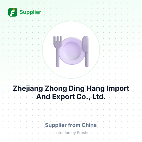 Zhejiang Zhong Ding Hang Import And Export Co., Ltd. – summary card, no photo uploaded yet