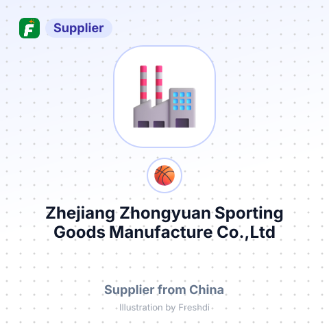 Zhejiang Zhongyuan Sporting Goods Manufacture Co.,Ltd – summary card, no photo uploaded yet