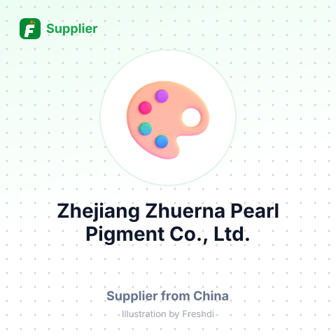 Zhejiang Zhuerna Pearl Pigment Co., Ltd. – summary card, no photo uploaded yet