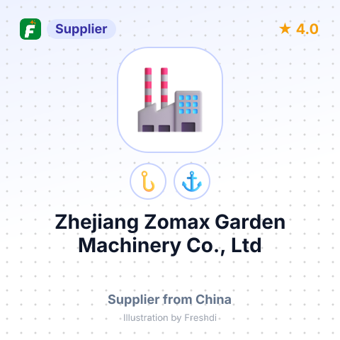 Zhejiang Zomax Garden Machinery Co., Ltd – summary card, no photo uploaded yet