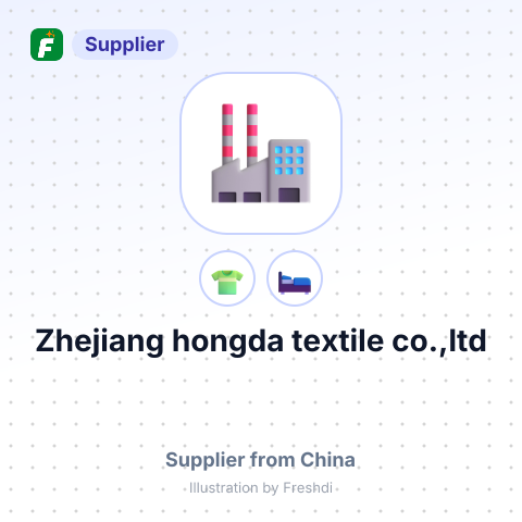 Zhejiang hongda textile co.,ltd – summary card, no photo uploaded yet