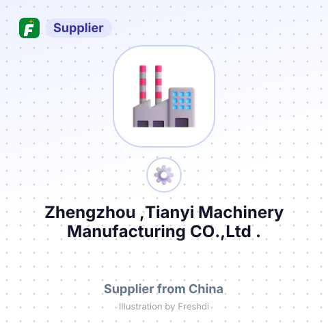 Zhengzhou ,Tianyi Machinery Manufacturing CO.,Ltd . – summary card, no photo uploaded yet