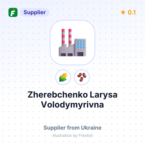 Zherebchenko Larysa Volodymyrivna  – summary card, no photo uploaded yet
