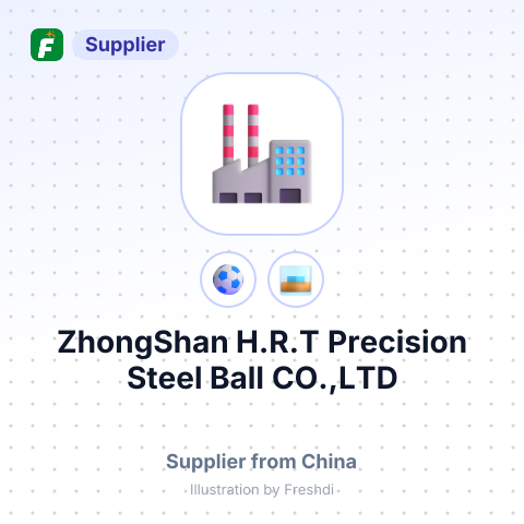 ZhongShan H.R.T Precision Steel Ball CO.,LTD – summary card, no photo uploaded yet
