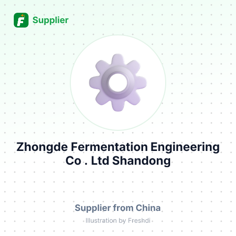 Zhongde Fermentation Engineering Co,. Ltd Shandong – summary card, no photo uploaded yet