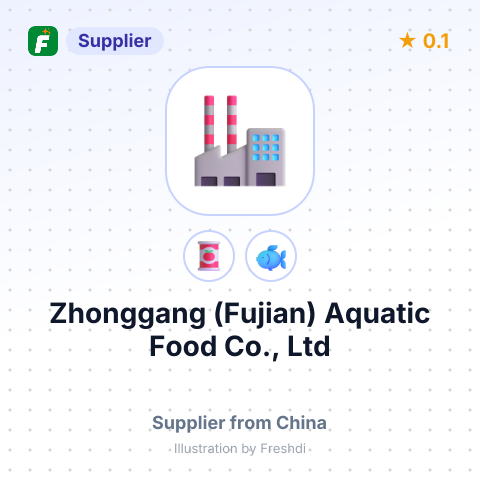 Zhonggang (Fujian) Aquatic Food Co., Ltd  – summary card, no photo uploaded yet