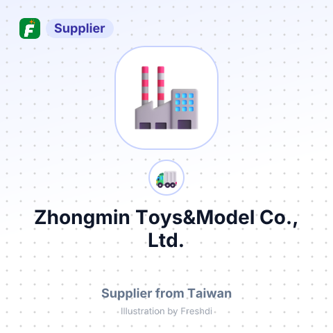 Zhongmin Toys&Model Co., Ltd. – summary card, no photo uploaded yet