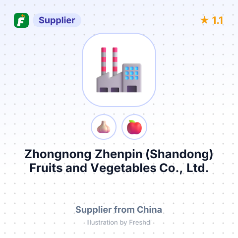 Zhongnong Zhenpin (Shandong) Fruits and Vegetables Co., Ltd. – summary card, no photo uploaded yet