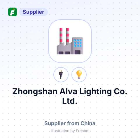 Zhongshan Alva Lighting Co., Ltd. – summary card, no photo uploaded yet