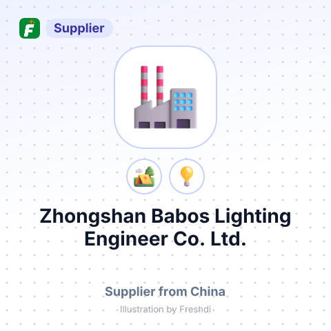 Zhongshan Babos Lighting Engineer Co., Ltd. – summary card, no photo uploaded yet