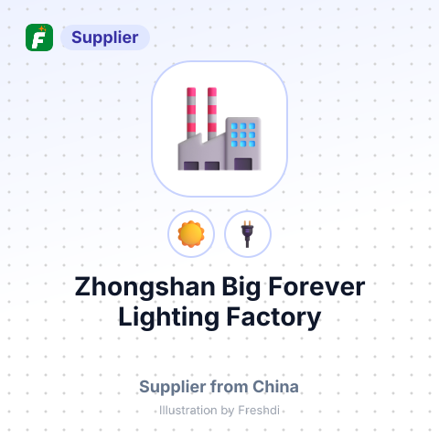 Zhongshan Big Forever Lighting Factory – summary card, no photo uploaded yet