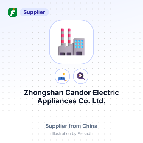 Zhongshan Candor Electric Appliances Co., Ltd. – summary card, no photo uploaded yet