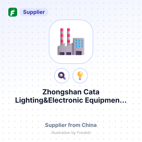Zhongshan Cata Lighting&Electronic Equipmen... – summary card, no photo uploaded yet