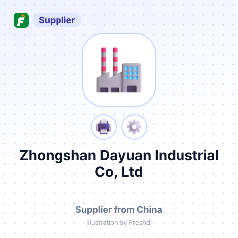 Zhongshan Dayuan Industrial Co, Ltd – summary card, no photo uploaded yet