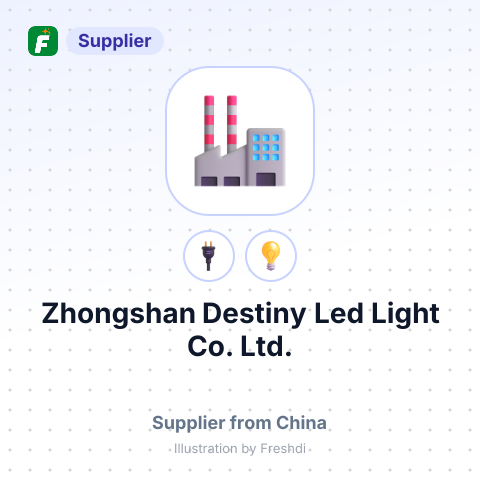 Zhongshan Destiny Led Light Co., Ltd. – summary card, no photo uploaded yet