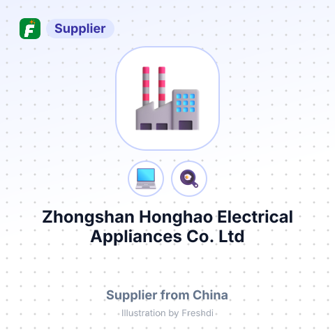 Zhongshan Honghao Electrical Appliances Co.,Ltd – summary card, no photo uploaded yet