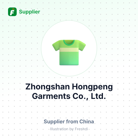 Zhongshan Hongpeng Garments Co., Ltd. – summary card, no photo uploaded yet