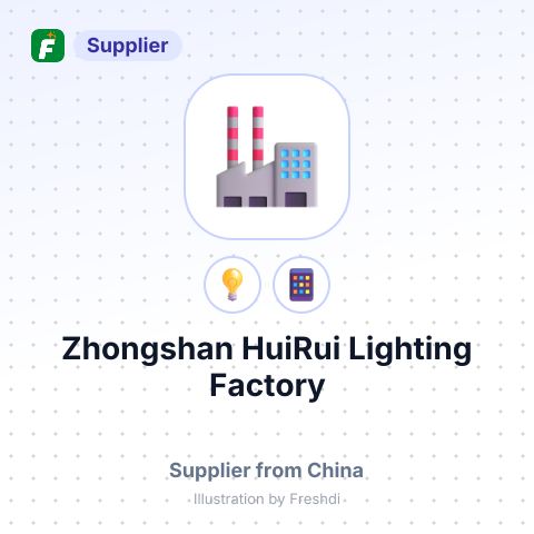 Zhongshan HuiRui Lighting Factory – summary card, no photo uploaded yet