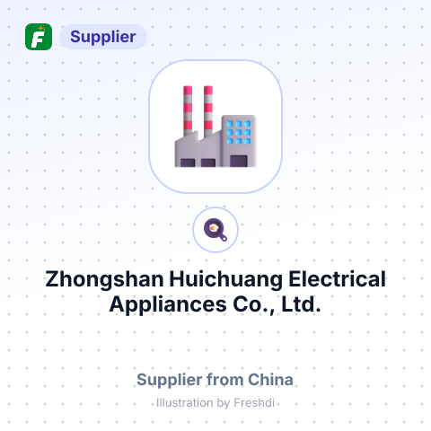 Zhongshan Huichuang Electrical Appliances Co., Ltd. – summary card, no photo uploaded yet