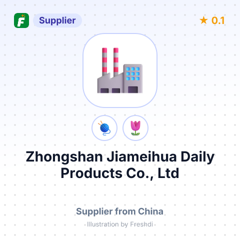 Zhongshan Jiameihua Daily Products Co.,  Ltd  – summary card, no photo uploaded yet