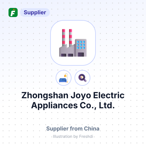 Zhongshan Joyo Electric Appliances Co., Ltd. – summary card, no photo uploaded yet