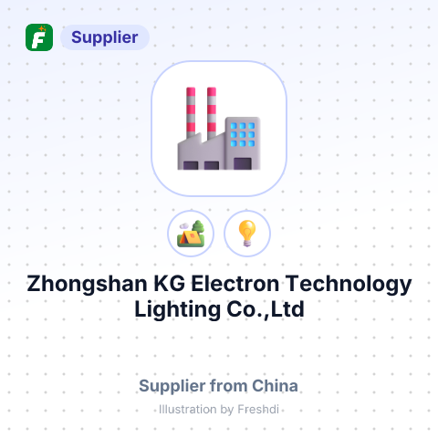 Zhongshan KG Electron Technology Lighting Co.,Ltd – summary card, no photo uploaded yet