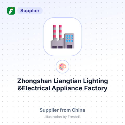 Zhongshan Liangtian Lighting &Electrical Appliance Factory – summary card, no photo uploaded yet