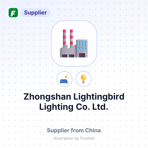 Zhongshan Lightingbird Lighting Co., Ltd. – summary card, no photo uploaded yet