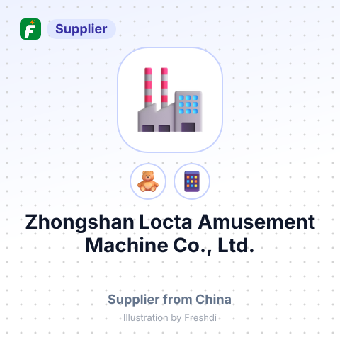 Zhongshan Locta Amusement Machine Co., Ltd. – summary card, no photo uploaded yet