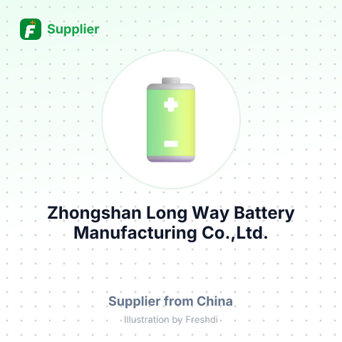 Zhongshan Long Way Battery Manufacturing Co.,Ltd. – summary card, no photo uploaded yet