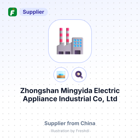 Zhongshan Mingyida Electric Appliance Industrial Co, Ltd – summary card, no photo uploaded yet