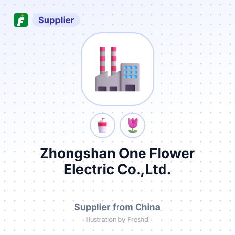 Zhongshan One Flower Electric Co.,Ltd. – summary card, no photo uploaded yet