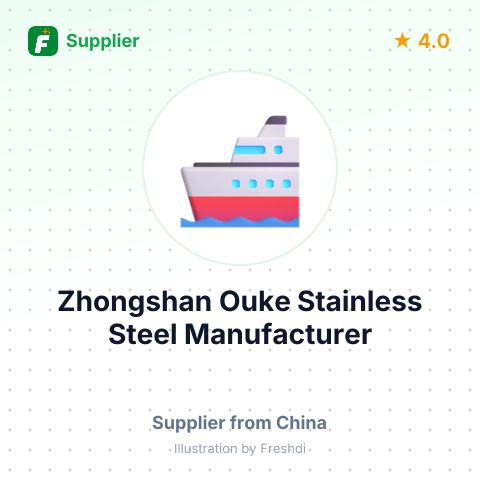 Zhongshan Ouke Stainless Steel Manufacturer – summary card, no photo uploaded yet