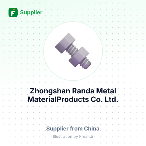 Zhongshan Randa Metal MaterialProducts Co., Ltd. – summary card, no photo uploaded yet