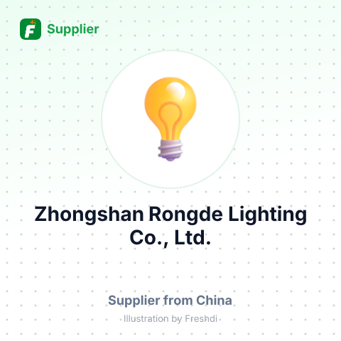 Zhongshan Rongde Lighting Co., Ltd. – summary card, no photo uploaded yet