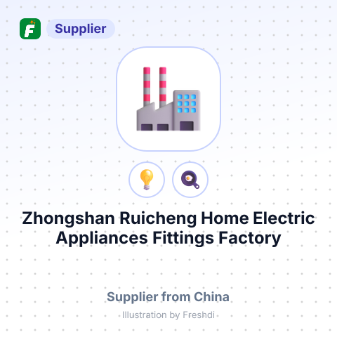Zhongshan Ruicheng Home Electric Appliances Fittings Factory – summary card, no photo uploaded yet